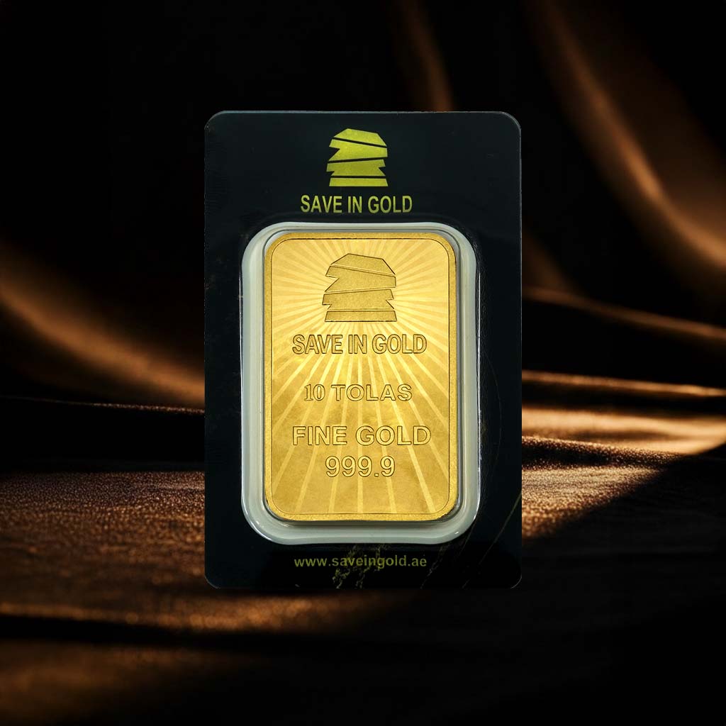10 Tolas Gold Bar (Save in Gold)